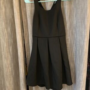 Black Fit-and-Flare Dress